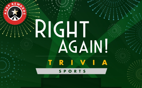 right again trivia sports with aarp rewards