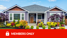 front exterior of home with colorful landscaping