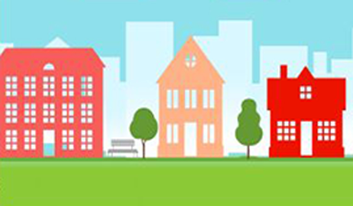 Animated Picture of Houses