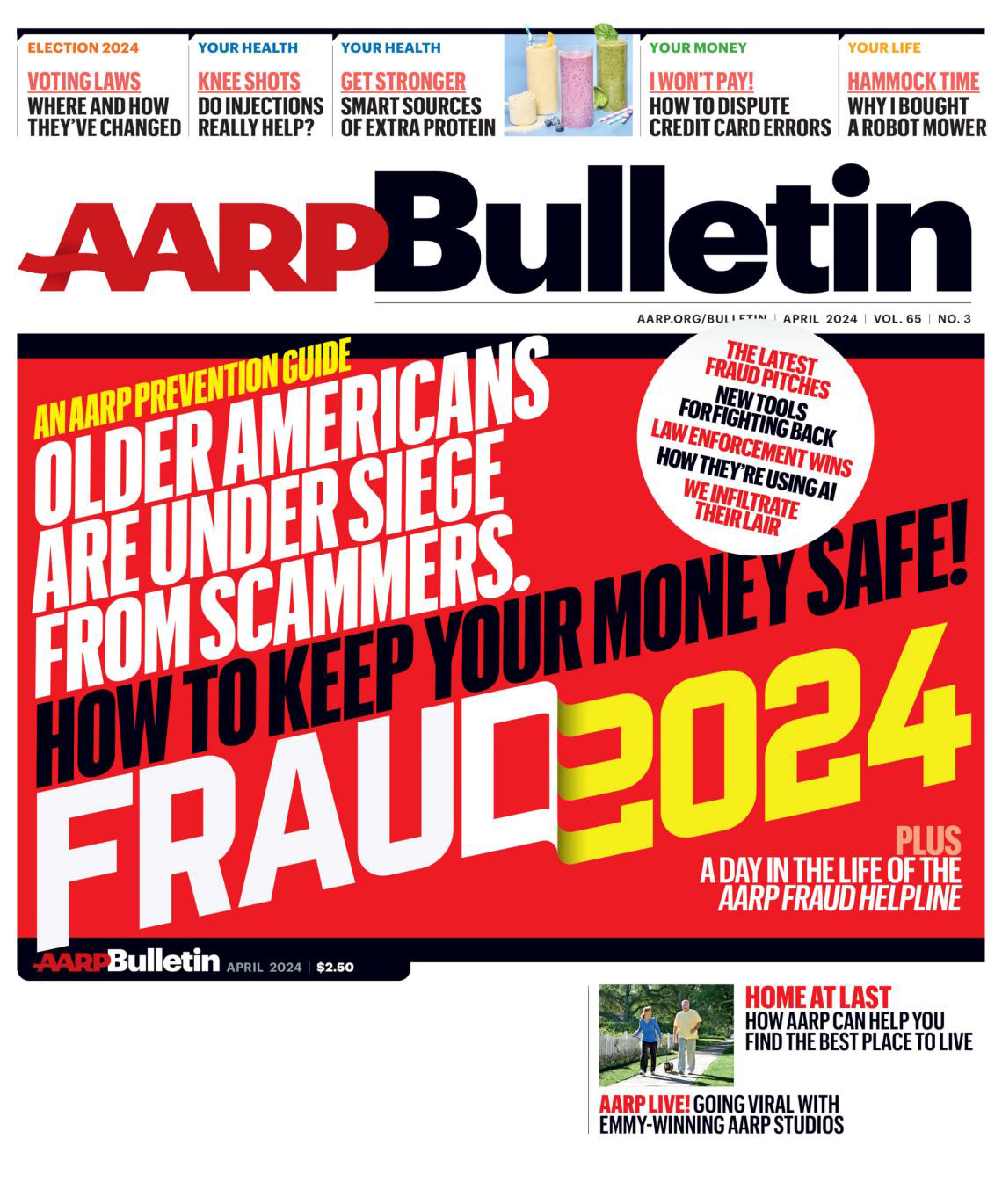 cover of aarp bulletin April 2024