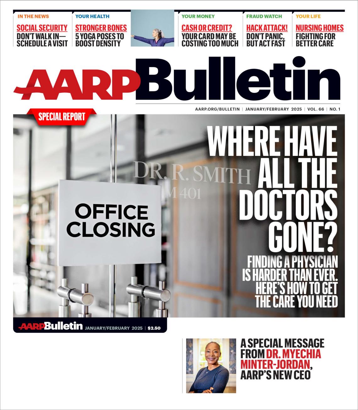cover of aarp bulletin January/February 2025
