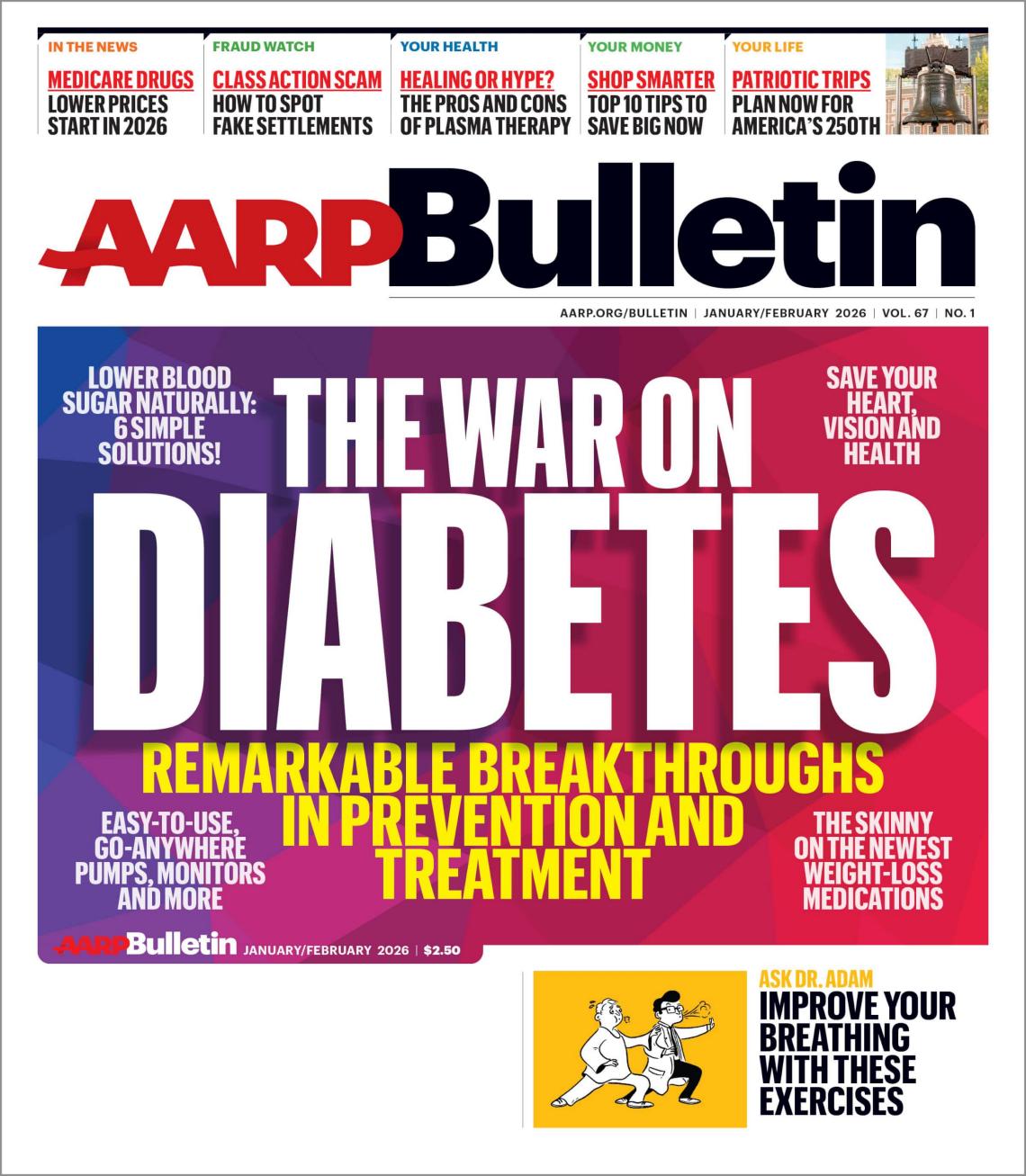 cover of aarp bulletin jan / feb 2026