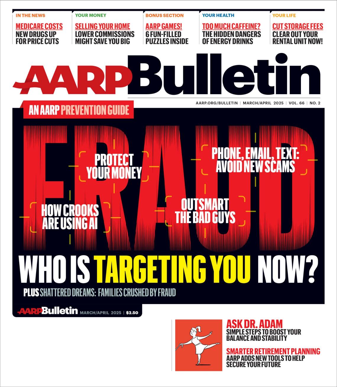 cover of aarp bulletin March/April 2025