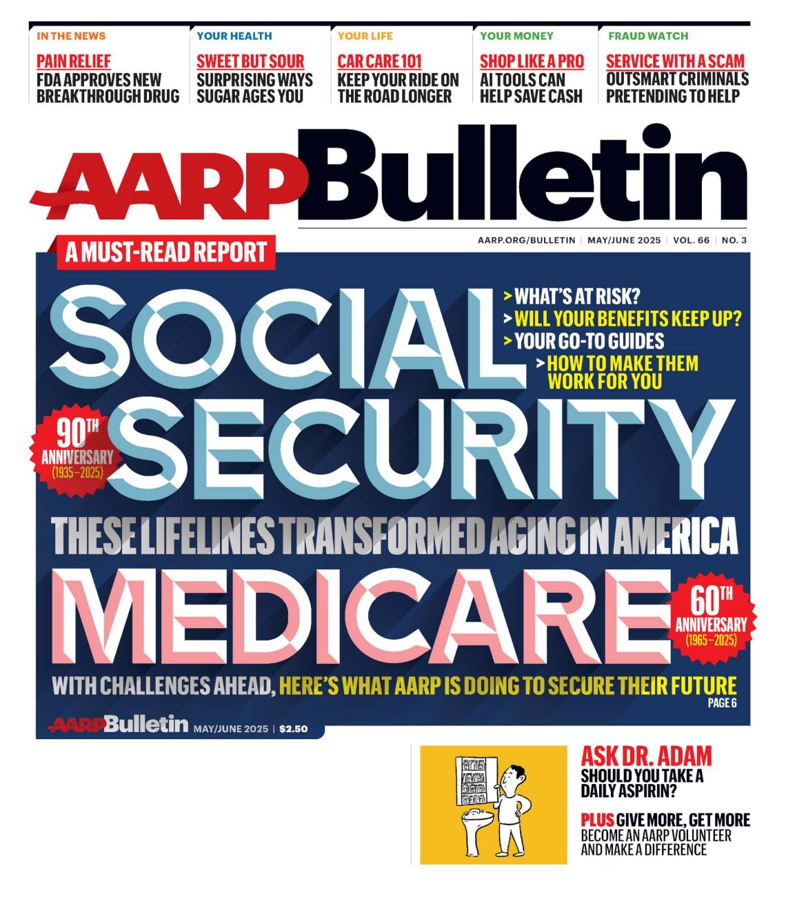 cover of aarp bulletin May/June 2025