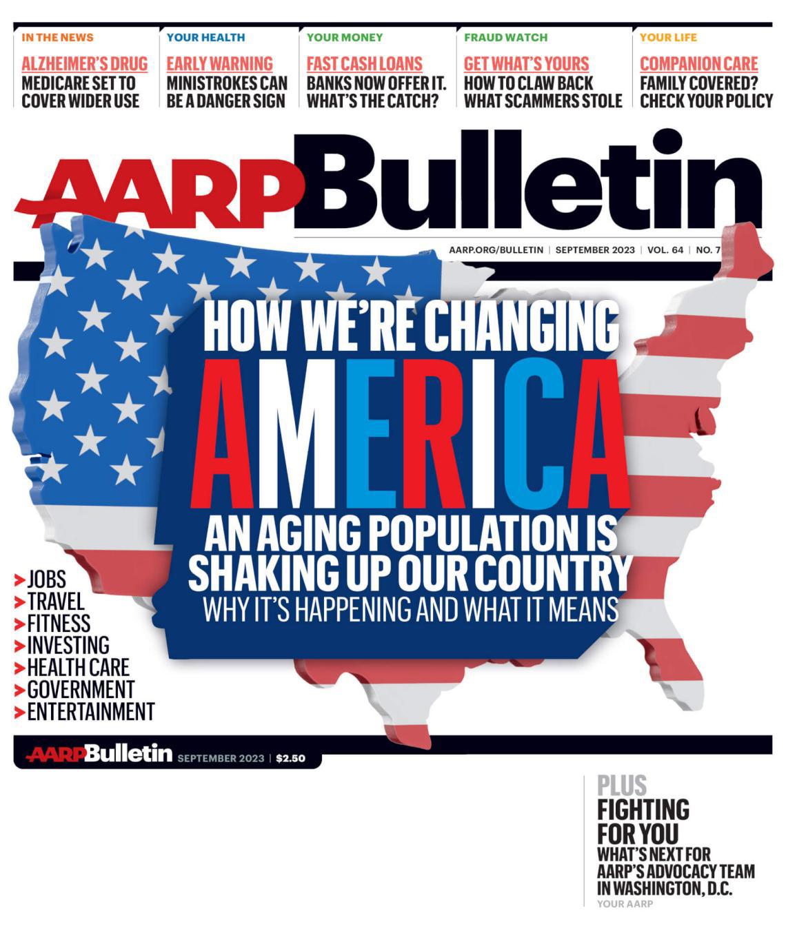 cover of aarp bulletin September 2023
