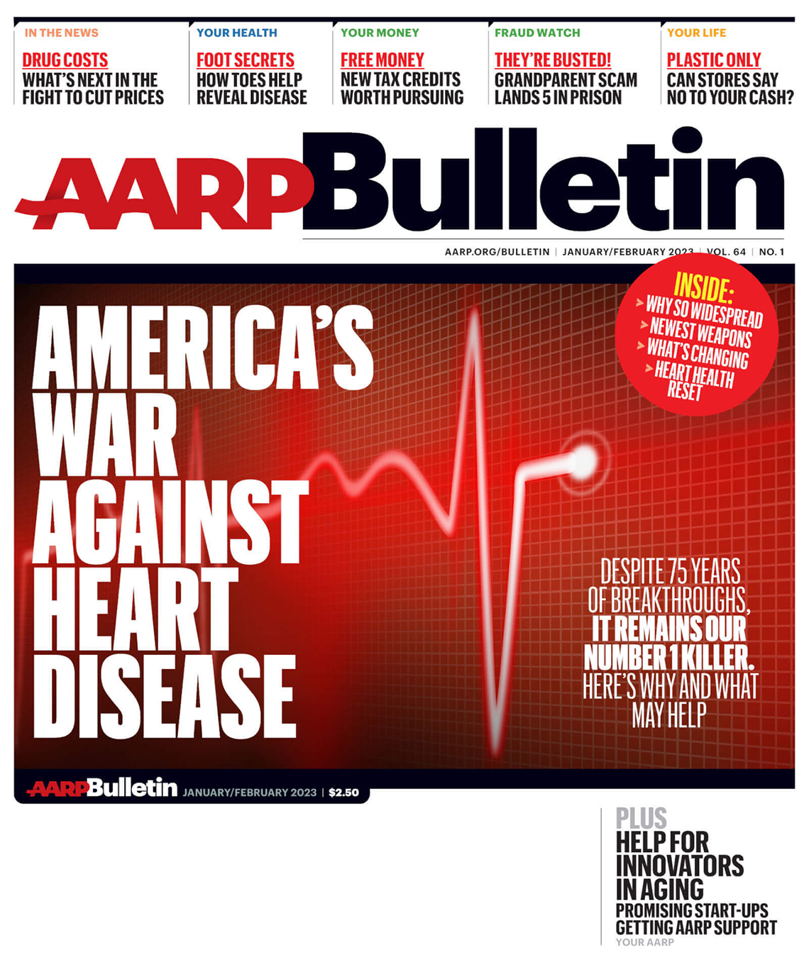 cover of aarp bulletin January/February 2023