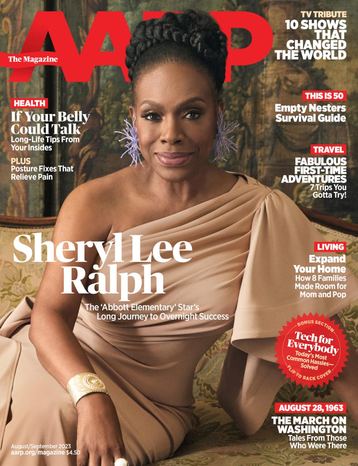 cover of aarp the magazine August/September 2023