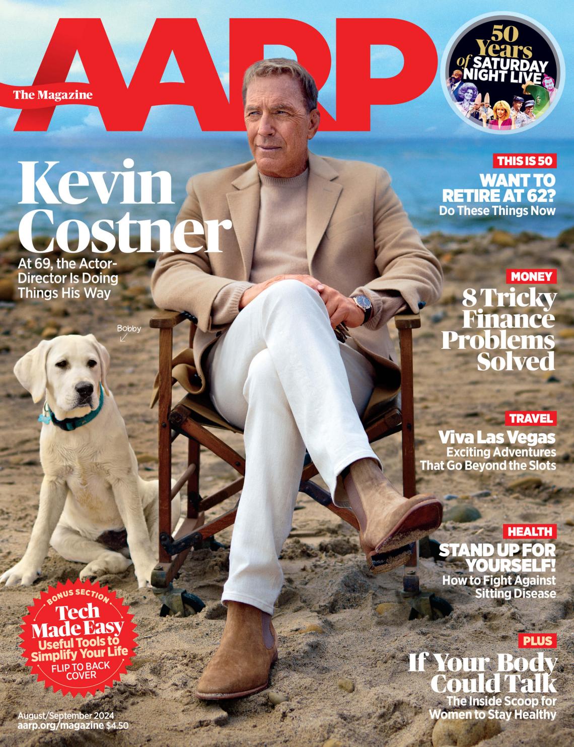 cover of aarp the magazine August/September 2024
