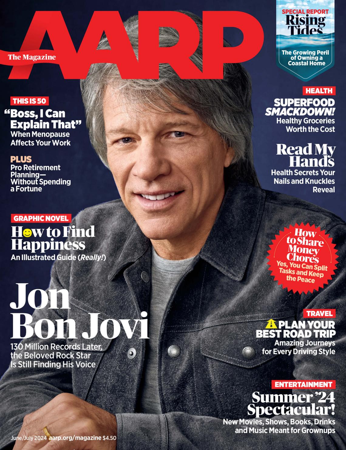 cover of aarp the magazine June/July 2024