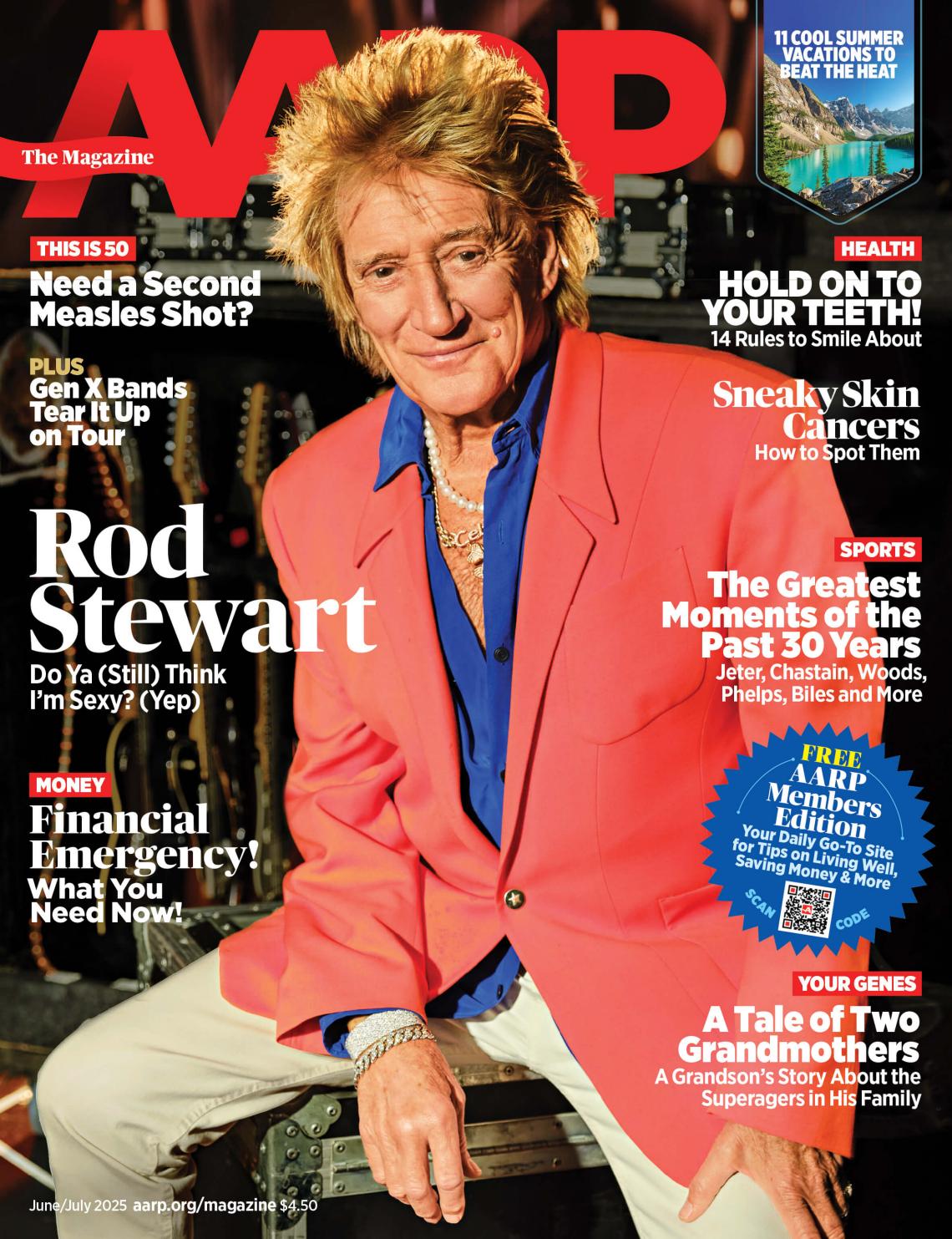 cover of aarp the magazine June/July 2025