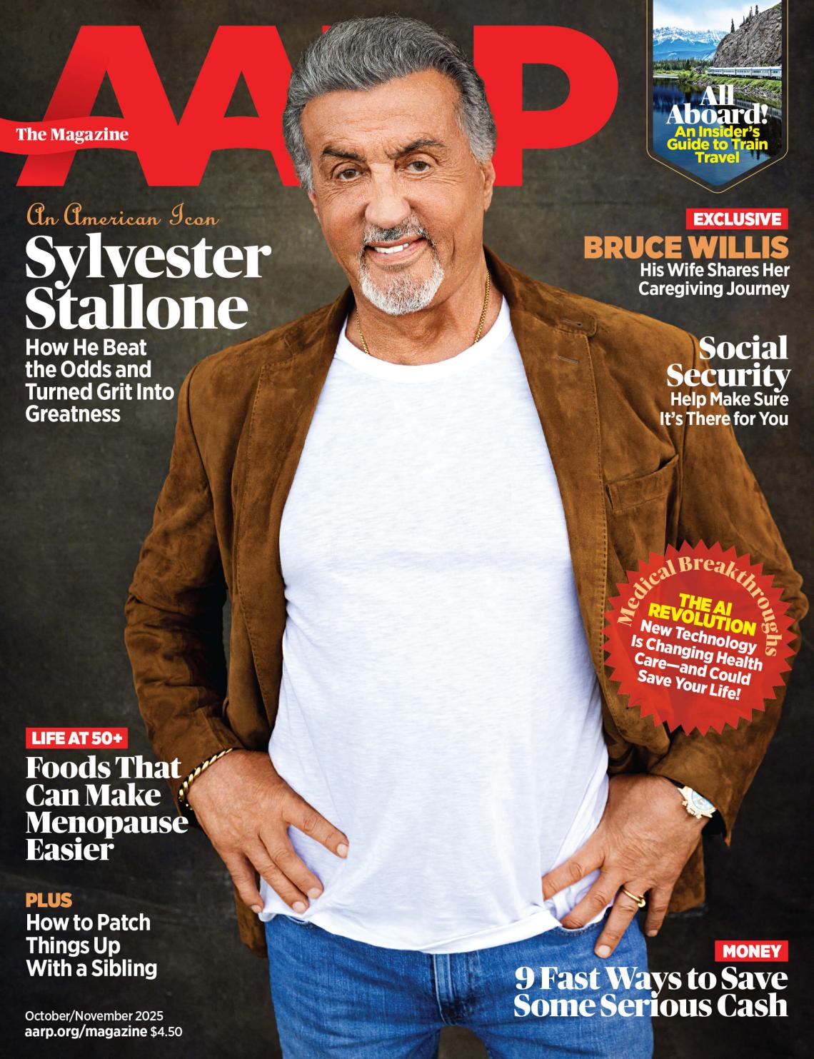 cover of aarp the magazine October/November 2025