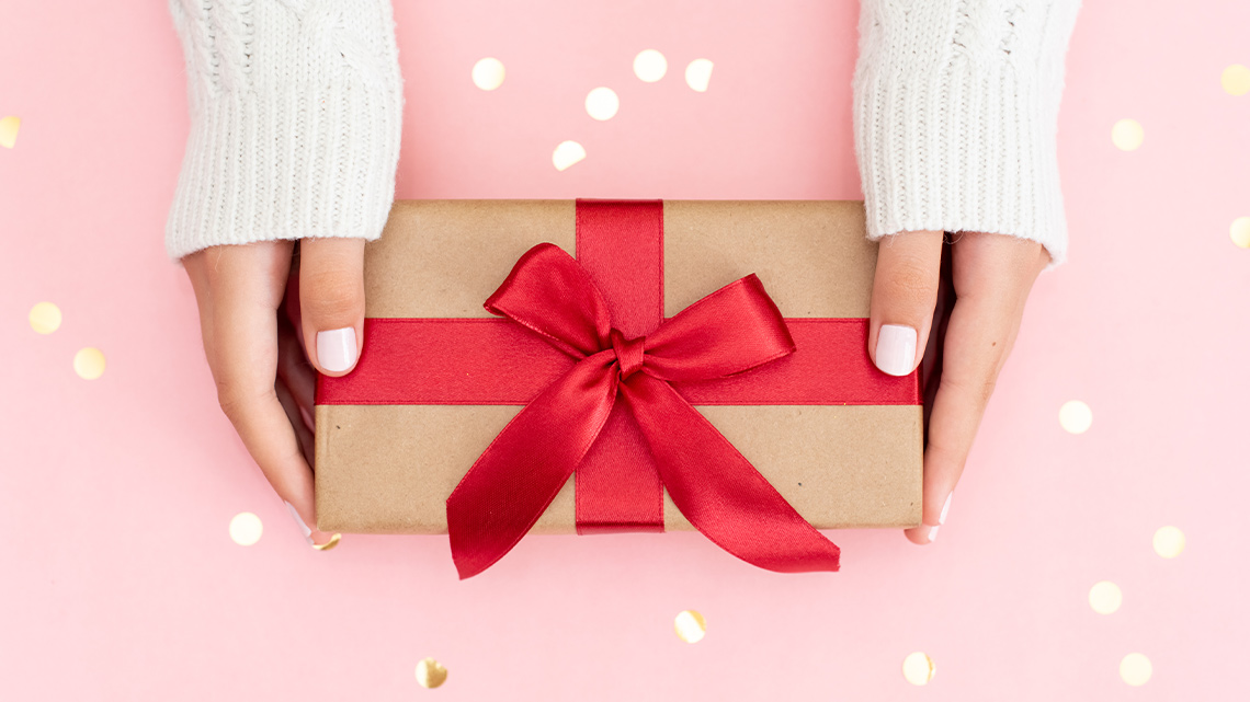 wrapped gifts for shopping discounts