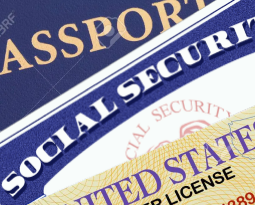 passport, social security card and drivers license